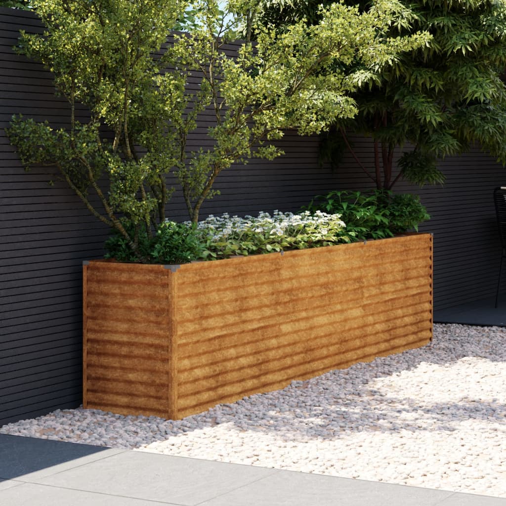 Berkfield Garden Raised Bed 291x50x69 cm Corten Steel