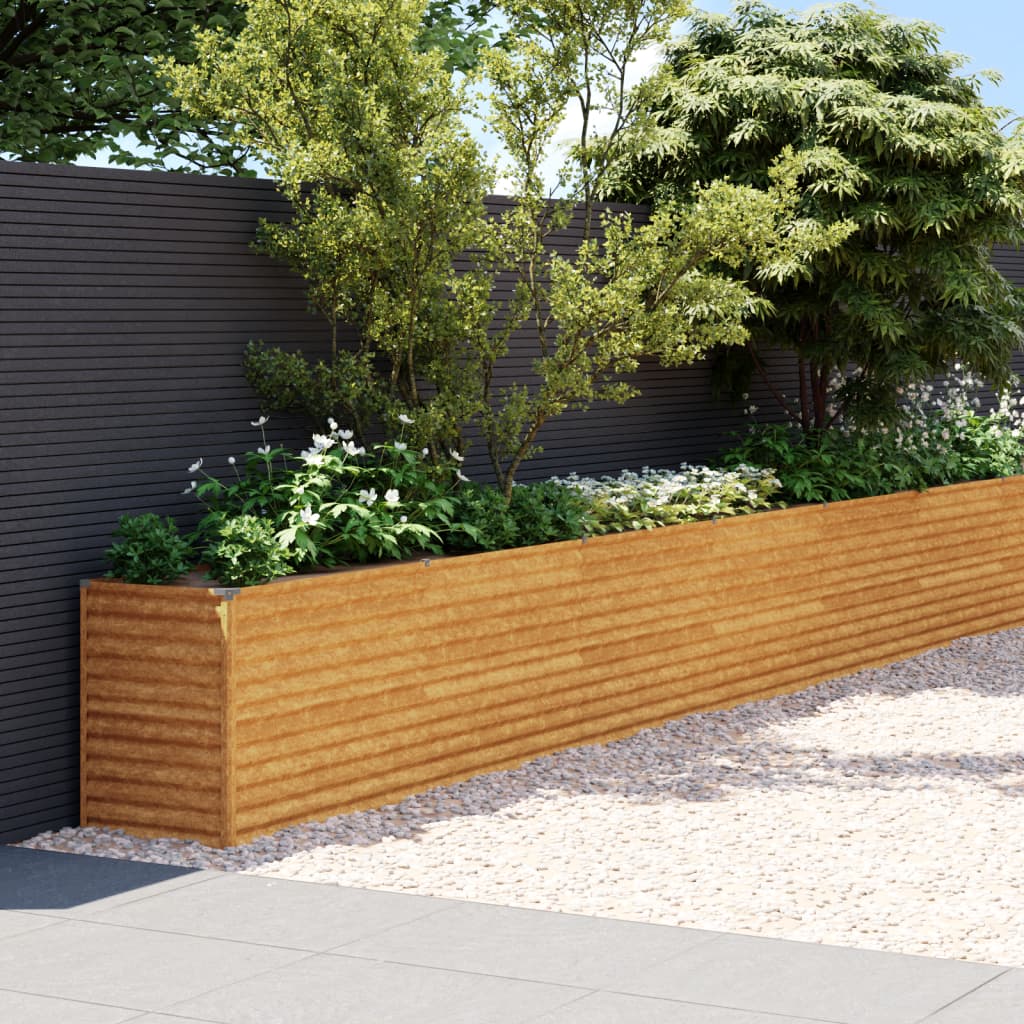 Berkfield Garden Raised Bed 1610x50x69 cm Corten Steel