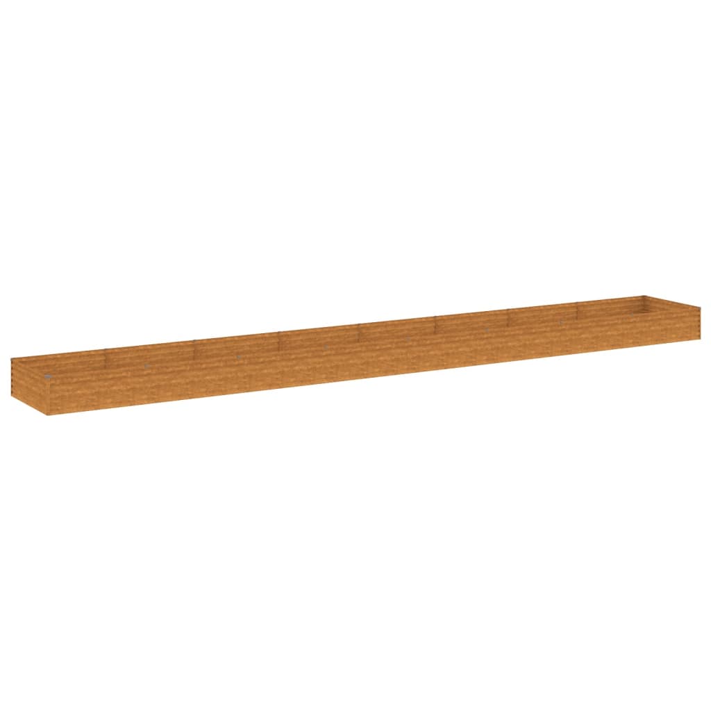 Berkfield Garden Raised Bed 770x100x36 cm Corten Steel