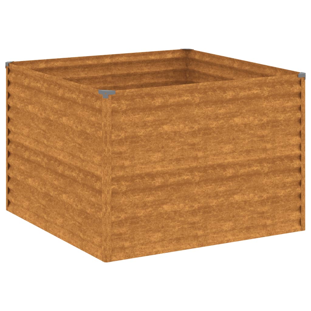 Berkfield Garden Raised Bed 100x100x69 cm Corten Steel