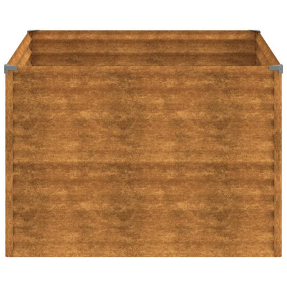 Berkfield Garden Raised Bed 100x100x69 cm Corten Steel