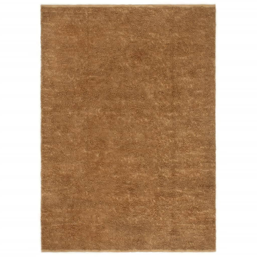 Berkfield Handmade Loop Pile Rug 120x180 cm Jute and Cotton