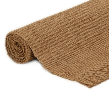 Berkfield Rug with Tassels 120x180 cm Jute
