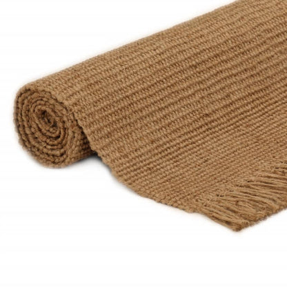 Berkfield Runner Rug with Tassels 60x300 cm Jute