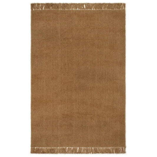 Berkfield Runner Rug with Tassels 80x200 cm Jute