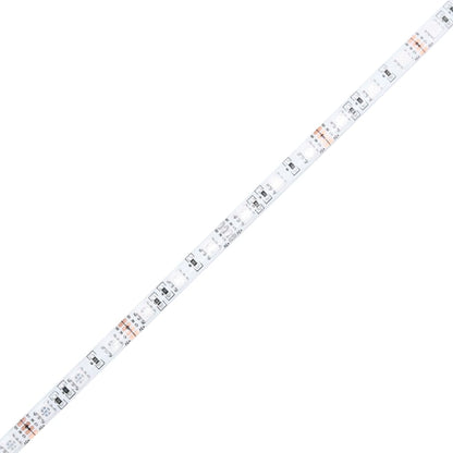 Berkfield LED Bed Frame White 140x190 cm Solid Wood