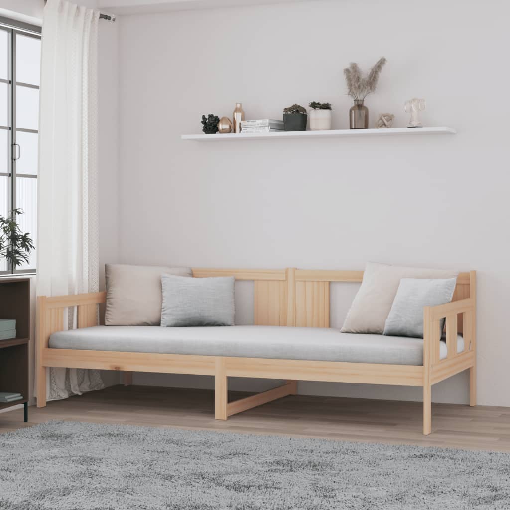 Berkfield Day Bed Solid Wood Pine 80x200 cm