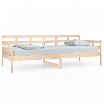 Berkfield Day Bed Solid Wood Pine 90x200 cm