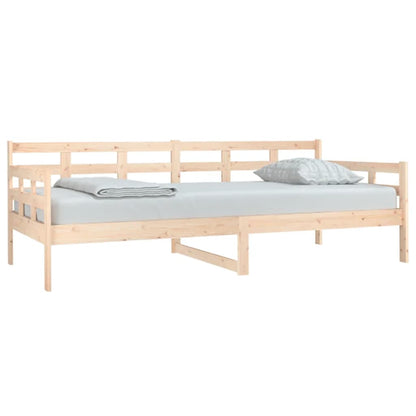 Berkfield Day Bed Solid Wood Pine 90x200 cm