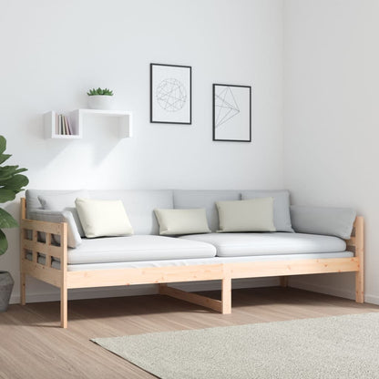 Berkfield Day Bed Solid Wood Pine 90x200 cm