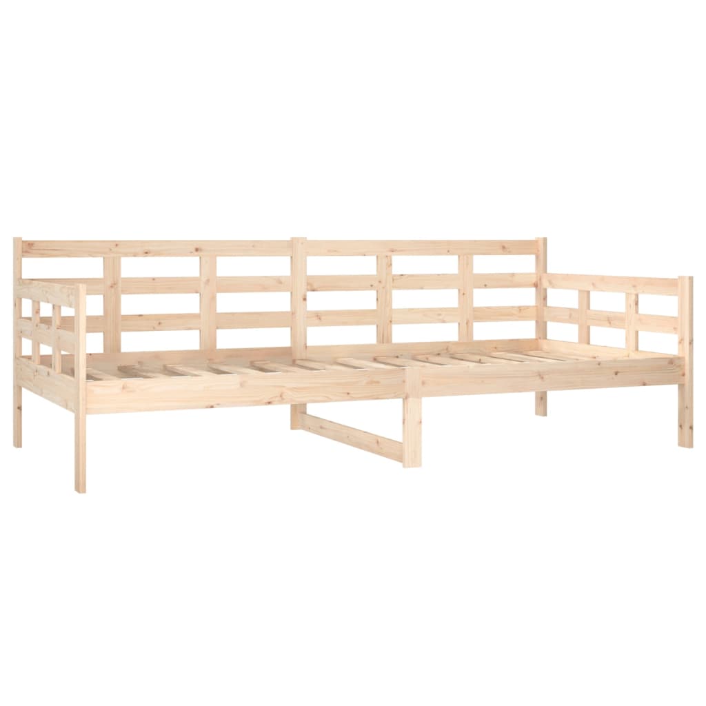 Berkfield Day Bed Solid Wood Pine 90x200 cm