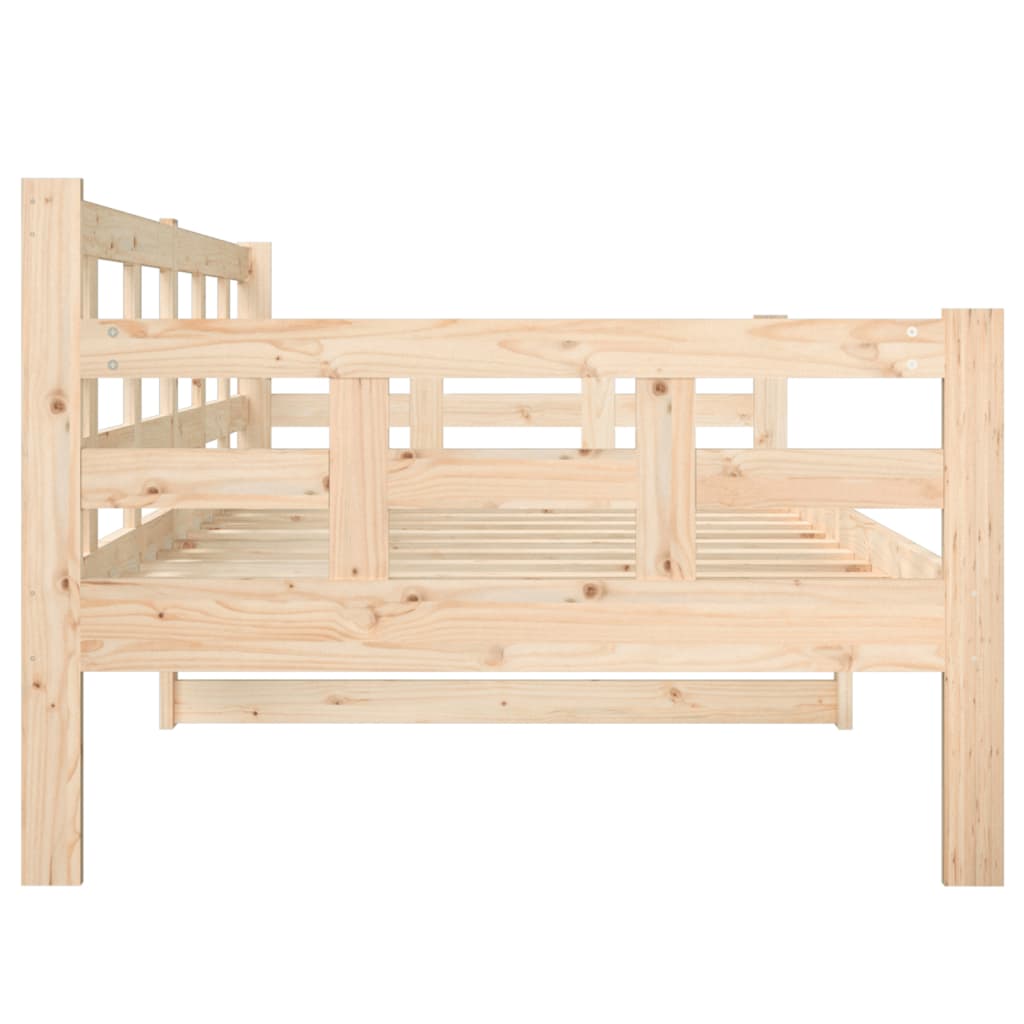 Berkfield Day Bed Solid Wood Pine 90x200 cm
