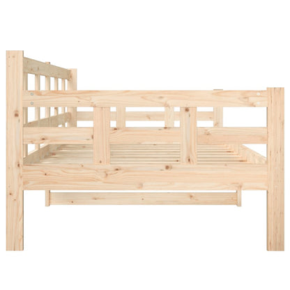 Berkfield Day Bed Solid Wood Pine 90x200 cm