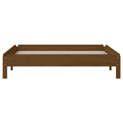 Berkfield Stack Bed Honey Brown 90x200 cm Solid Wood Pine