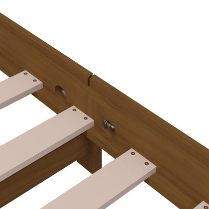 Berkfield Stack Bed Honey Brown 90x200 cm Solid Wood Pine