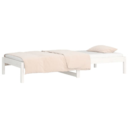 Berkfield Day Bed White 90x200 cm Solid Wood Pine