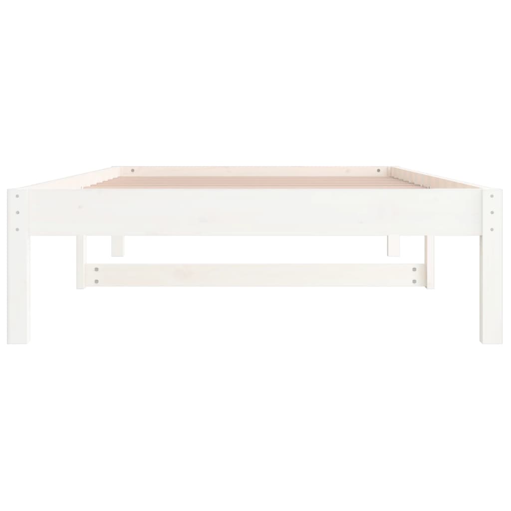 Berkfield Day Bed White 80x200 cm Solid Wood Pine
