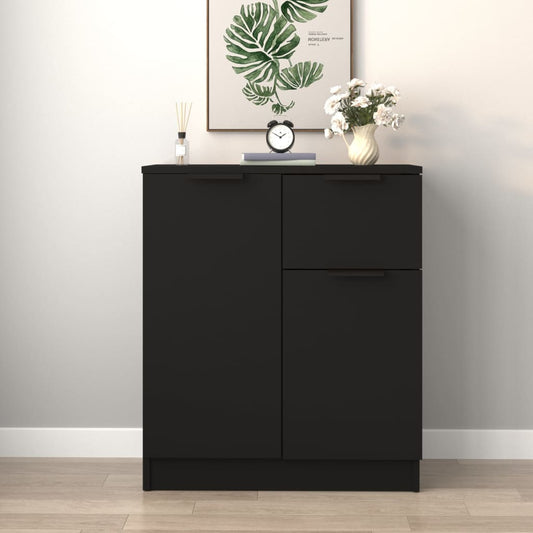 Berkfield Sideboard Black 60x30x70 cm Engineered Wood