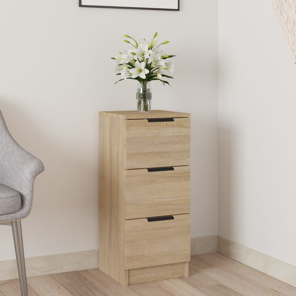 Berkfield Sideboard Sonoma Oak 30x30x70 cm Engineered Wood