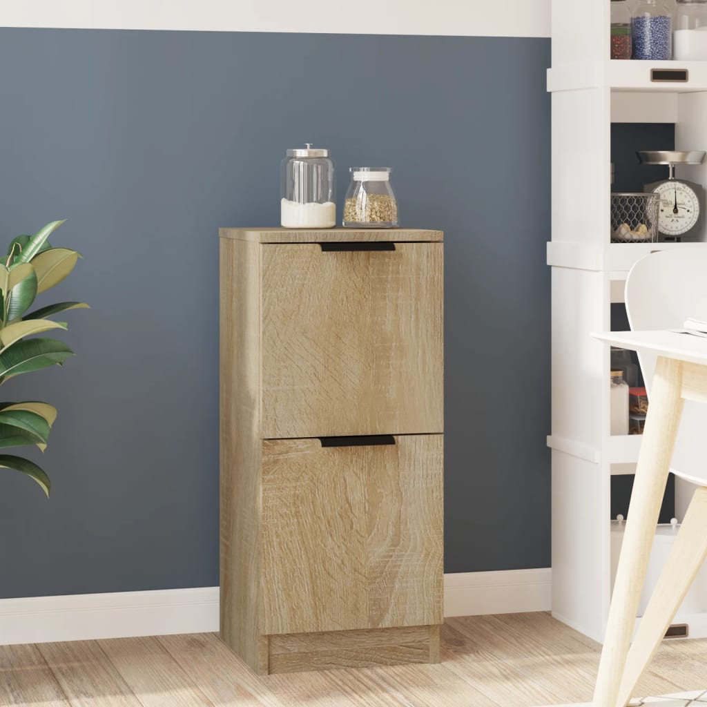 Berkfield Sideboard Sonoma Oak 30x30x70 cm Engineered Wood