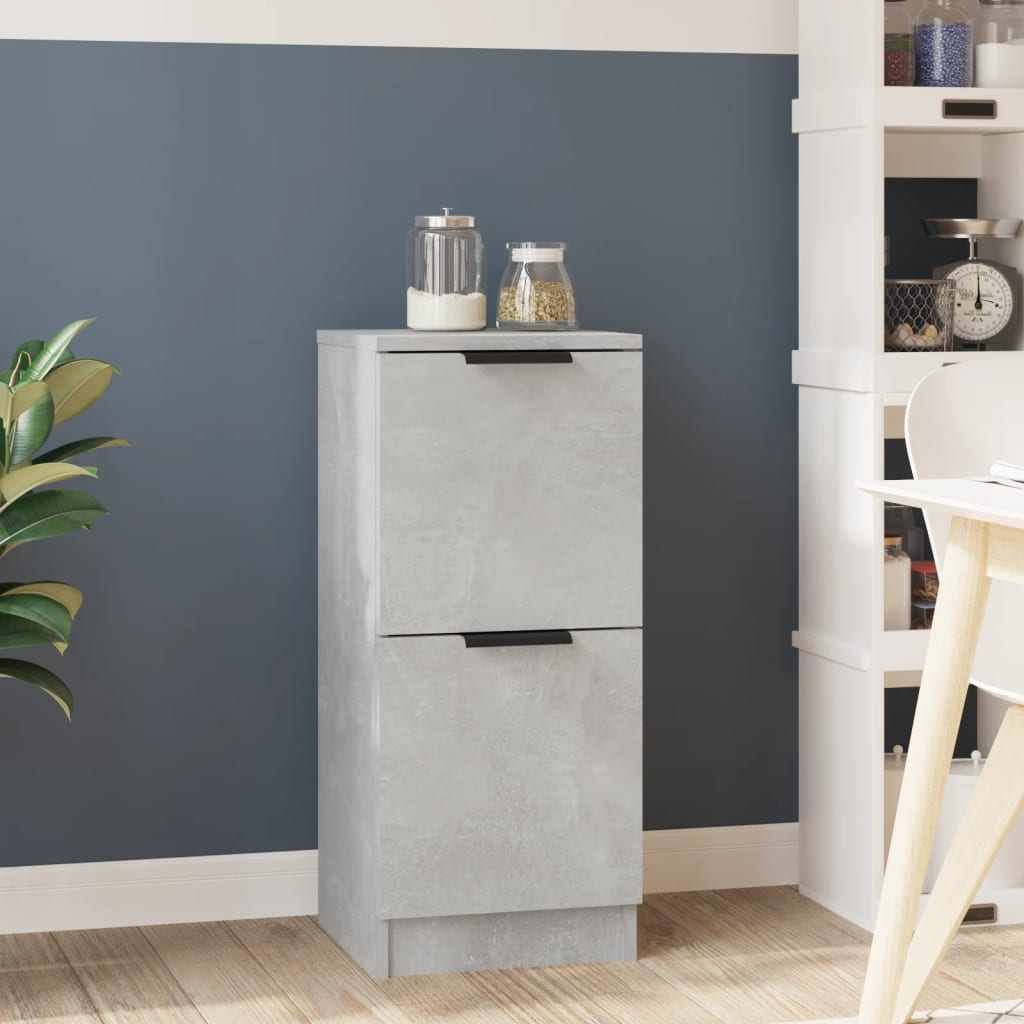 Berkfield Sideboard Concrete Grey 30x30x70 cm Engineered Wood