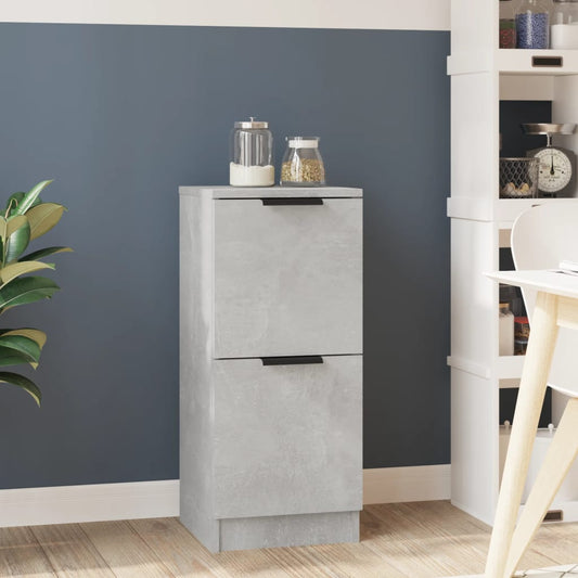 Berkfield Sideboard Concrete Grey 30x30x70 cm Engineered Wood