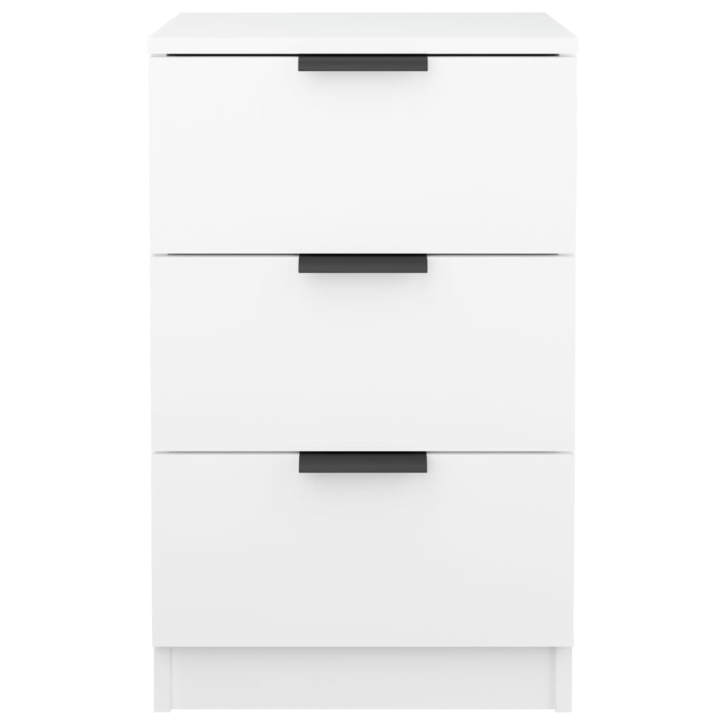 Berkfield Bedside Cabinet White 40x36x65 cm