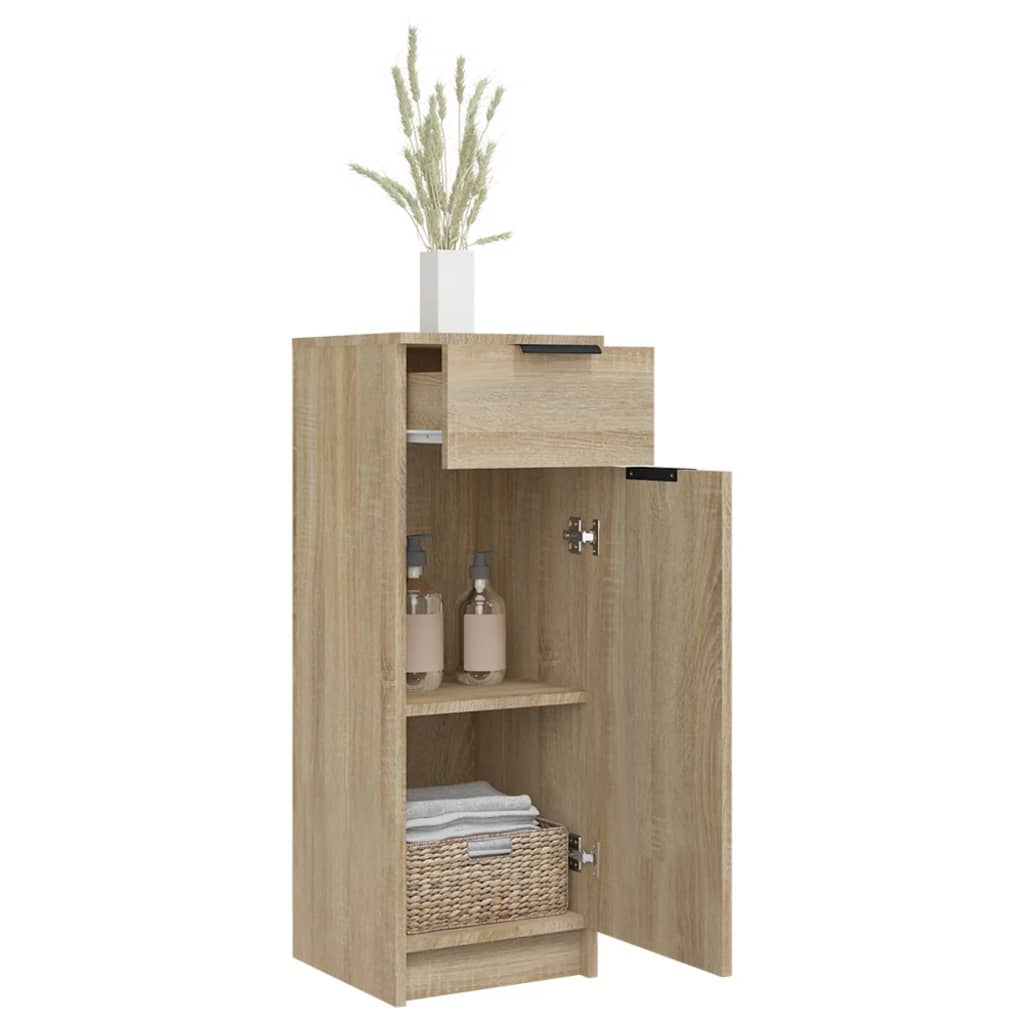Berkfield Bathroom Cabinet Sonoma Oak 32x34x90 cm Engineered Wood