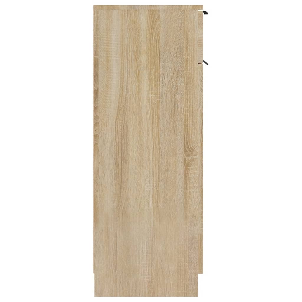 Berkfield Bathroom Cabinet Sonoma Oak 32x34x90 cm Engineered Wood