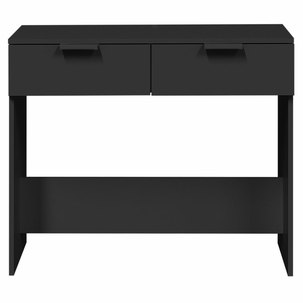 Berkfield Console Table Black 90x36x75 cm Engineered Wood