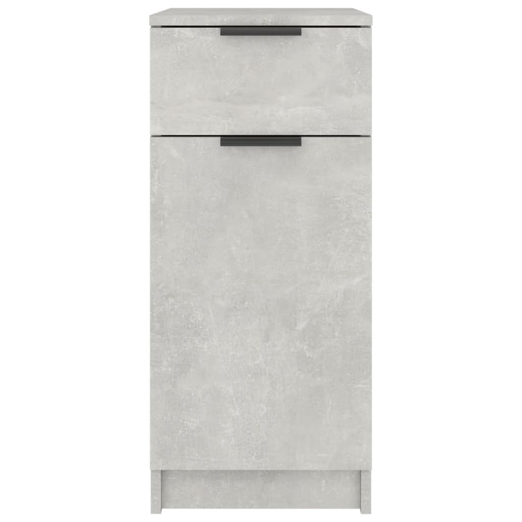 Berkfield Desk Cabinet Concrete Grey 33.5x50x75 cm Engineered Wood