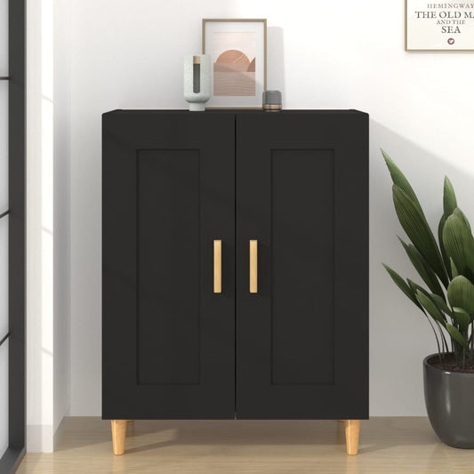 Berkfield Sideboard Black 69.5x34x90 cm Engineered Wood