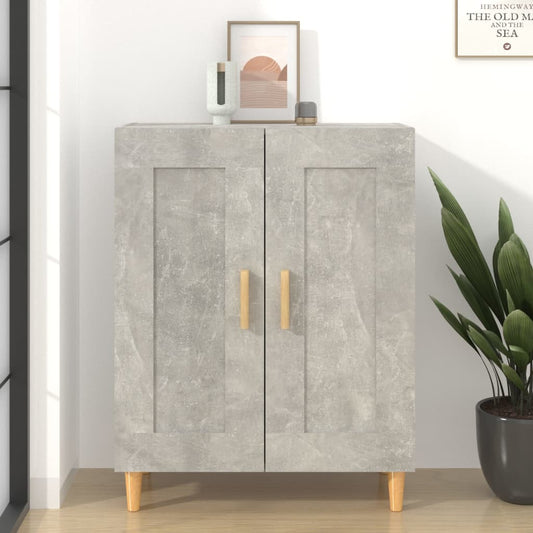 Berkfield Sideboard Concrete Grey 69.5x34x90 cm Engineered Wood