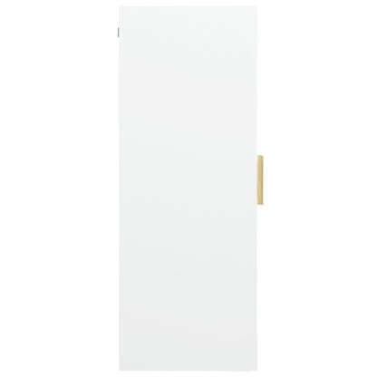 Berkfield Hanging Wall Cabinet White 69.5x34x90 cm