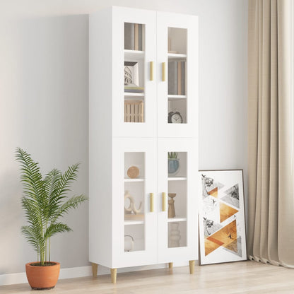 Berkfield Hanging Wall Cabinet White 69.5x34x90 cm