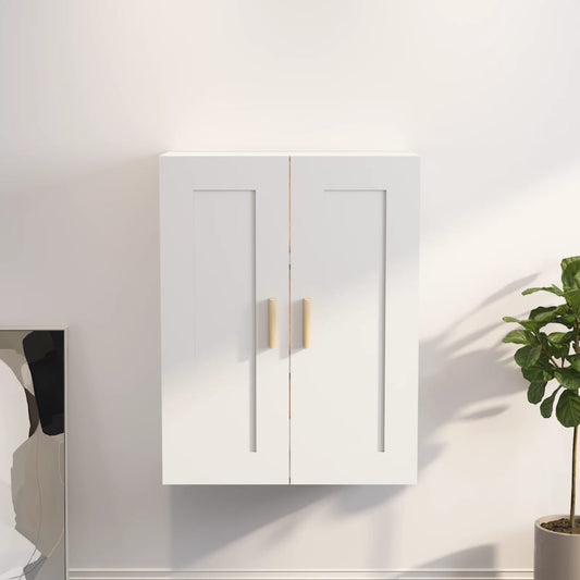Berkfield Wall Cabinet White 69.5x32.5x90 cm Engineered Wood