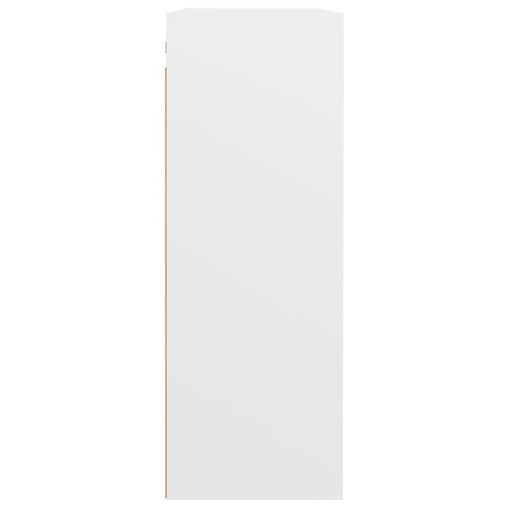 Berkfield Hanging Wall Cabinet White 69.5x32.5x90 cm