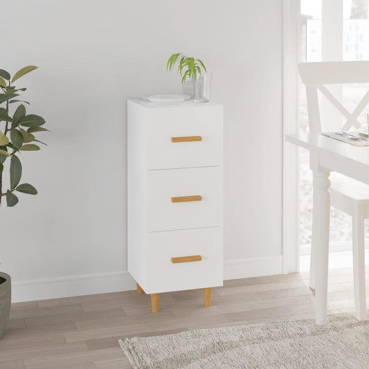 Berkfield Sideboard White 34.5x34x90 cm Engineered Wood