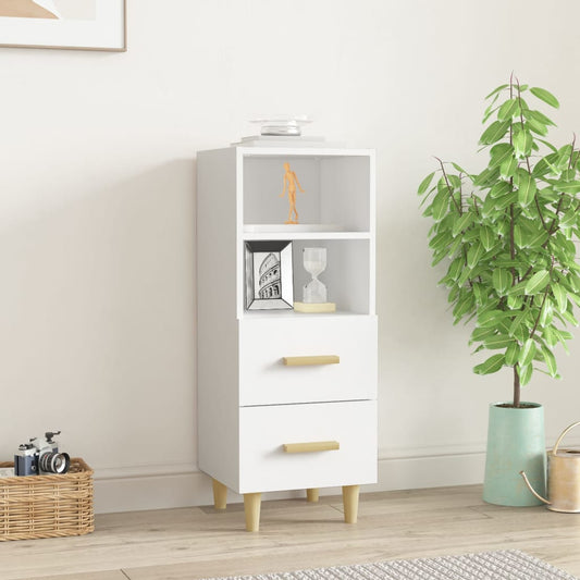 Berkfield Sideboard White 34.5x34x90 cm Engineered Wood