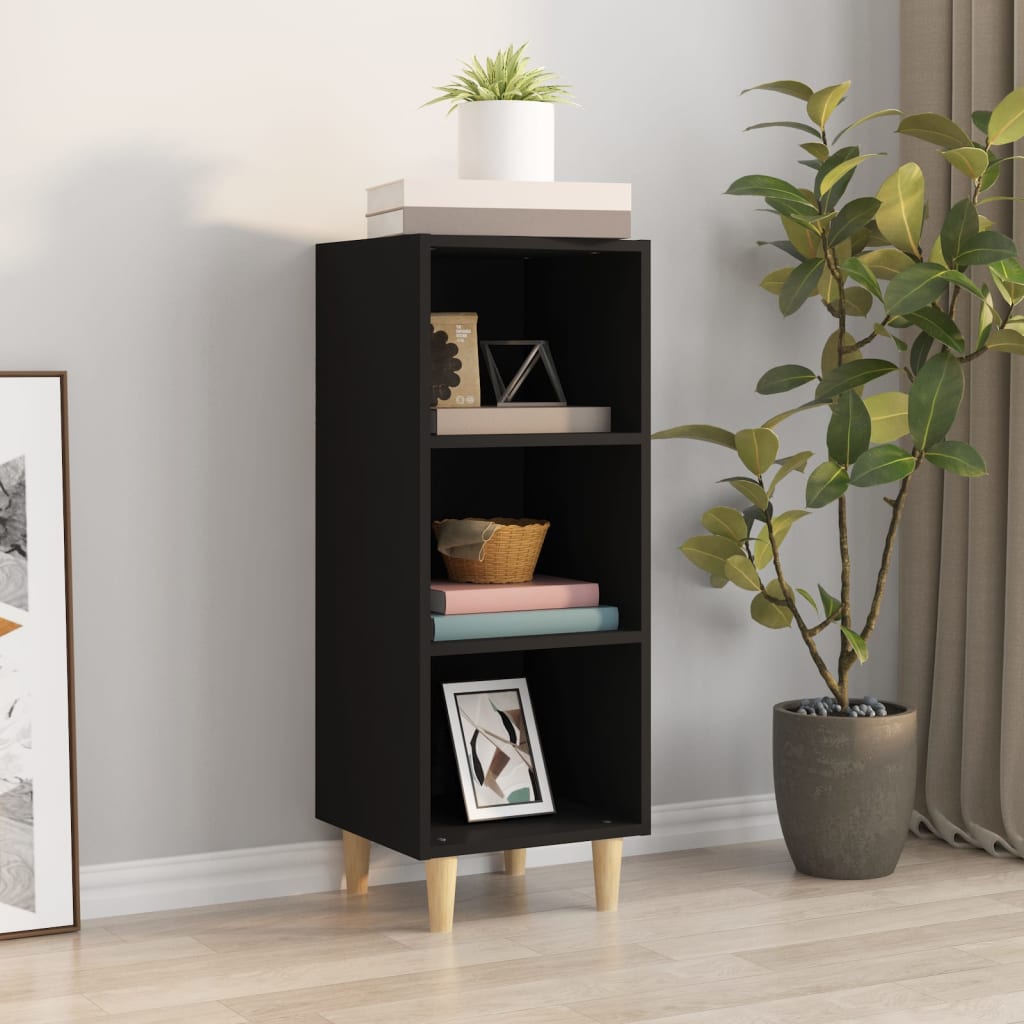 Berkfield Sideboard Black 34.5x32.5x90 cm Engineered Wood