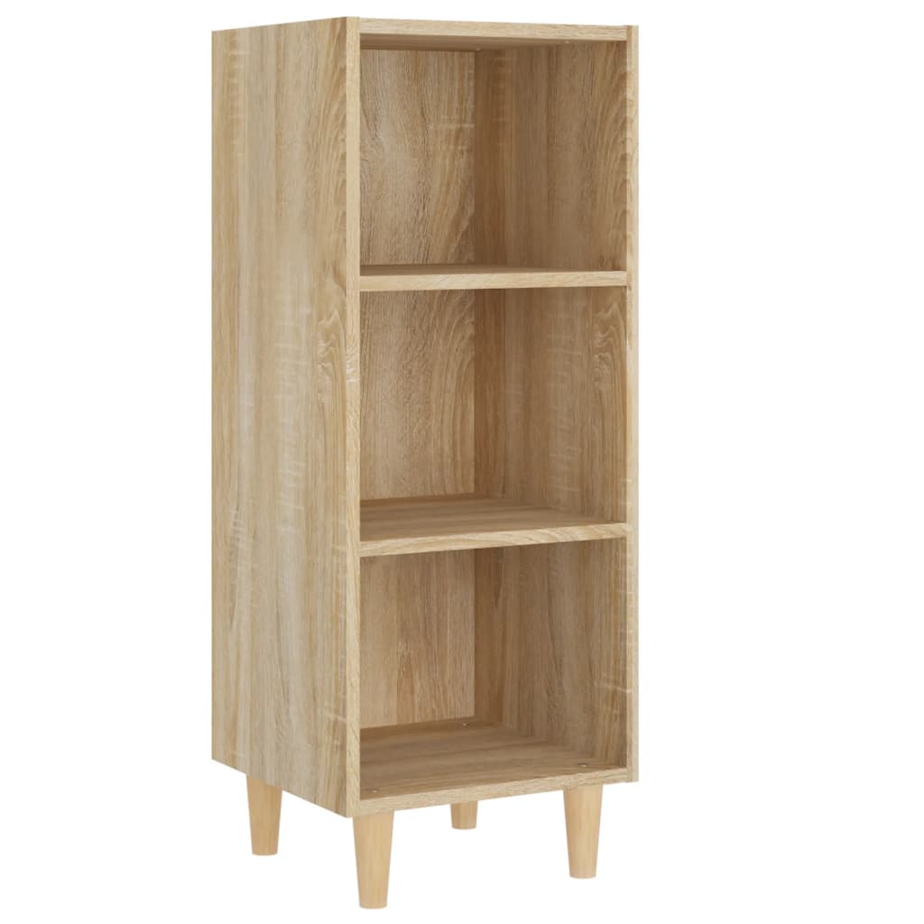 Berkfield Sideboard Sonoma Oak 34.5x32.5x90 cm Engineered Wood