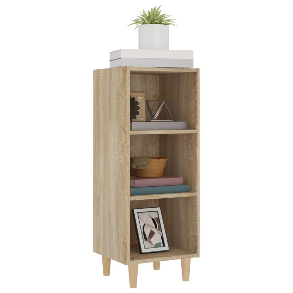 Berkfield Sideboard Sonoma Oak 34.5x32.5x90 cm Engineered Wood