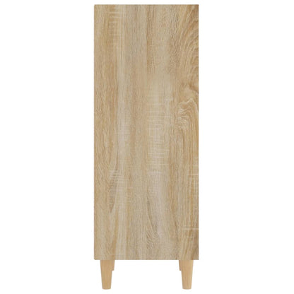 Berkfield Sideboard Sonoma Oak 34.5x32.5x90 cm Engineered Wood
