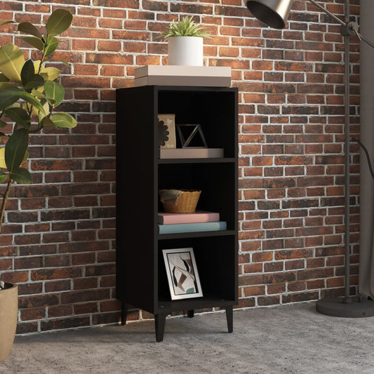 Berkfield Sideboard Black 34.5x32.5x90 cm Engineered Wood