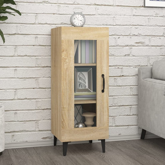 Berkfield Sideboard Sonoma Oak 34.5x34x90 cm Engineered Wood