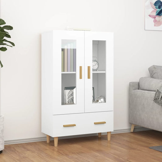 Berkfield Highboard White 70x31x115 cm Engineered Wood
