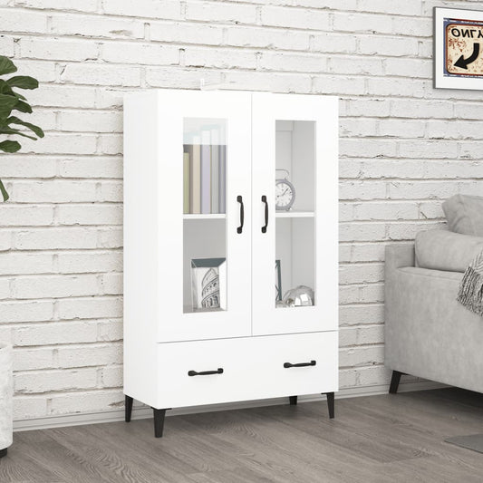 Berkfield Highboard White 70x31x115 cm Engineered Wood