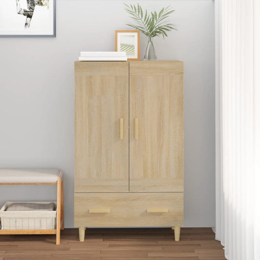 Berkfield Highboard Sonoma Oak 70x31x115 cm Engineered Wood