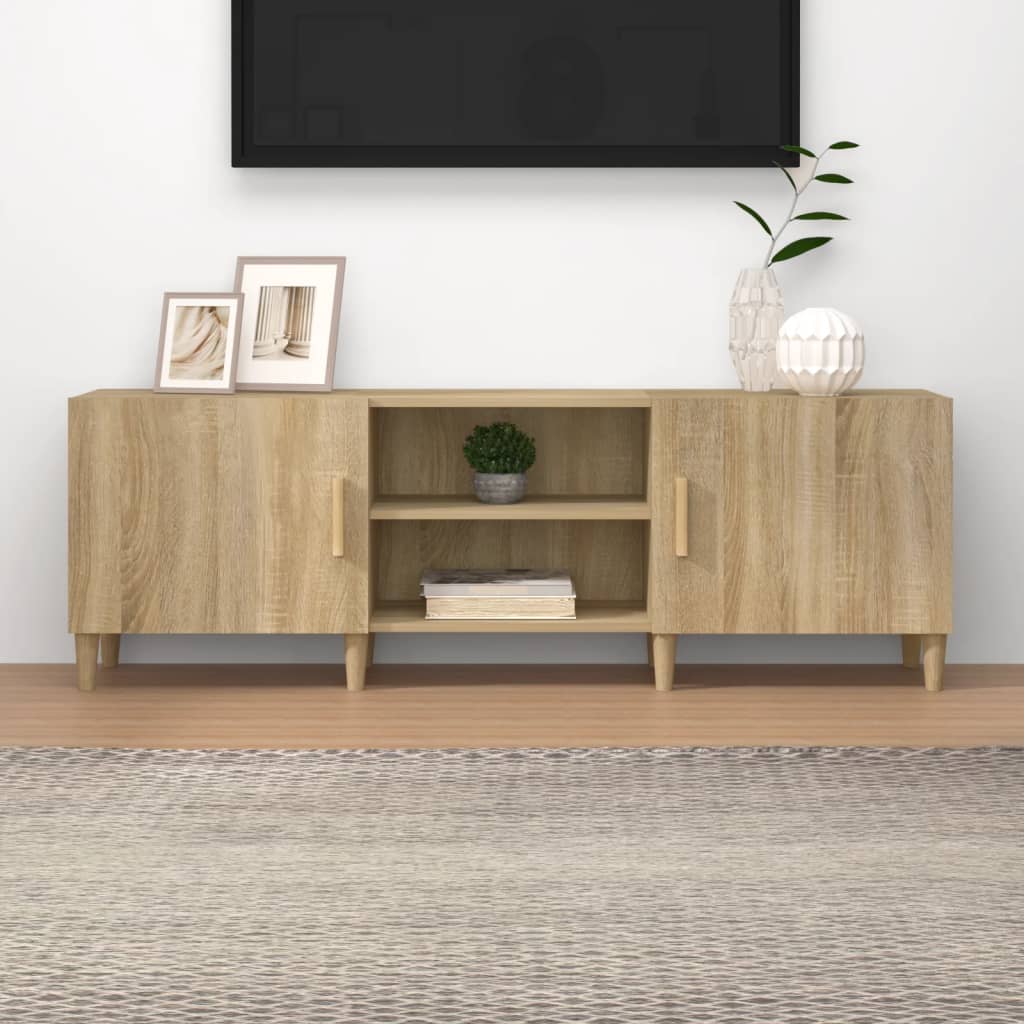 Berkfield TV Cabinet Sonoma Oak 150x30x50 cm Engineered Wood