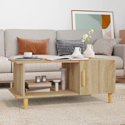 Berkfield Coffee Table Sonoma Oak 90x50x40 cm Engineered Wood